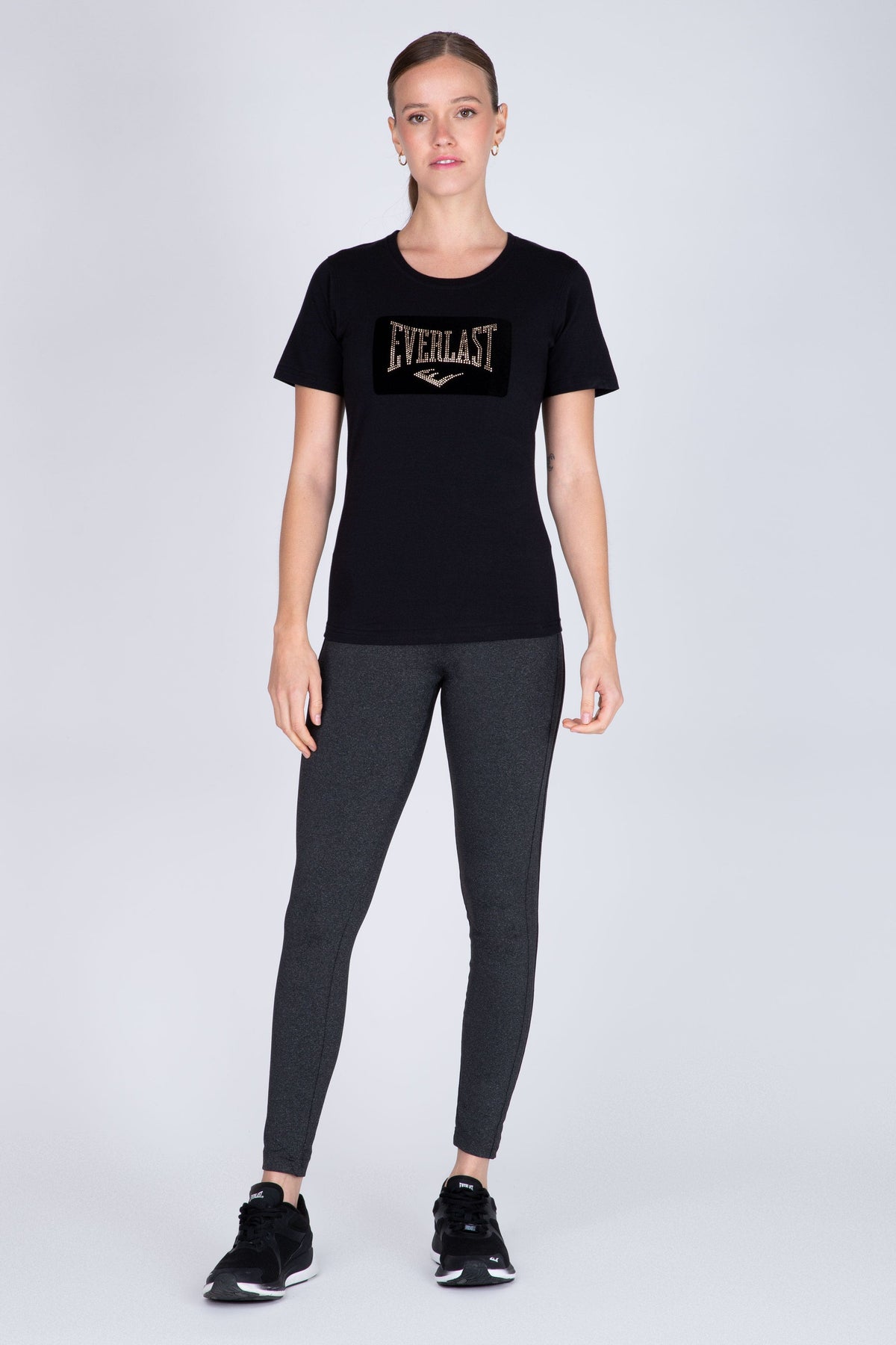 Polera Manga Corta Forever Negro Everlast