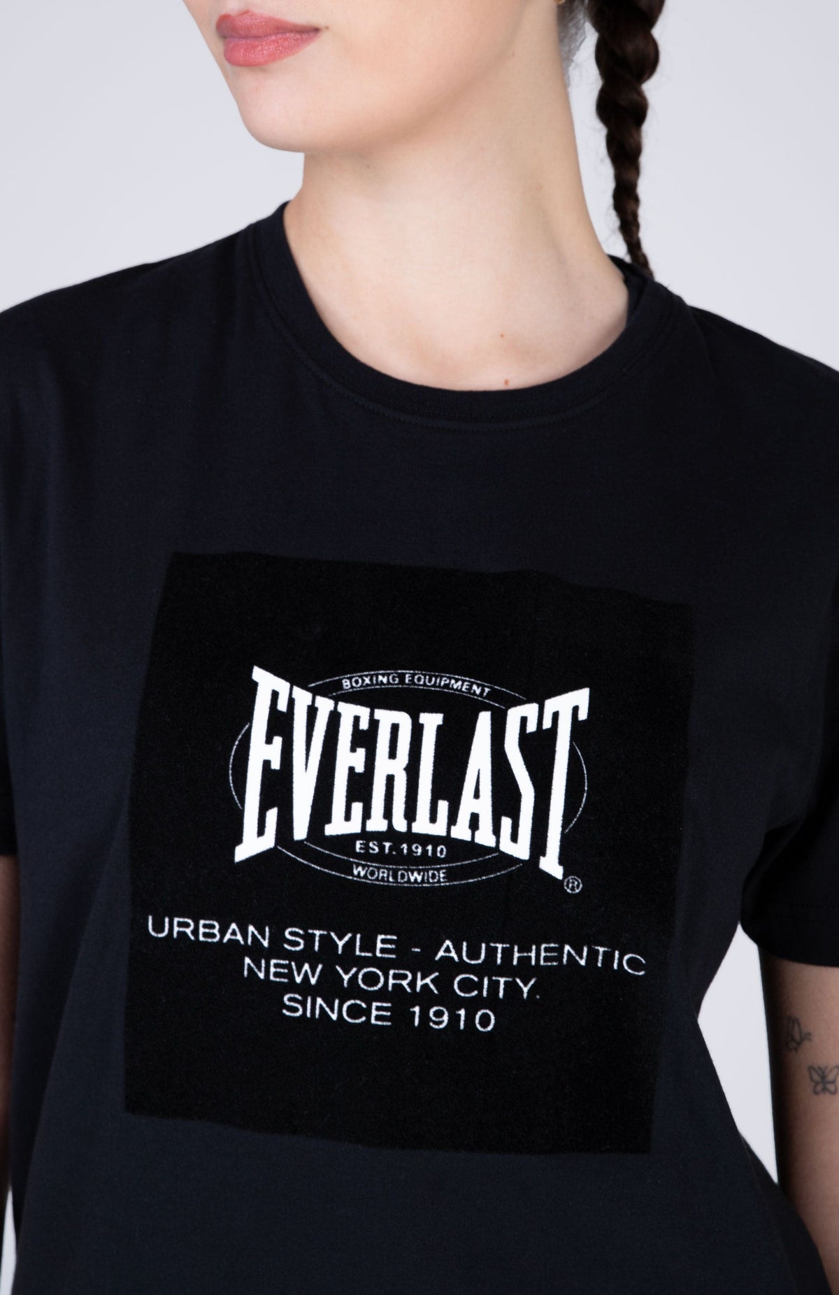 Polera Manga Corta Passport Negro Everlast
