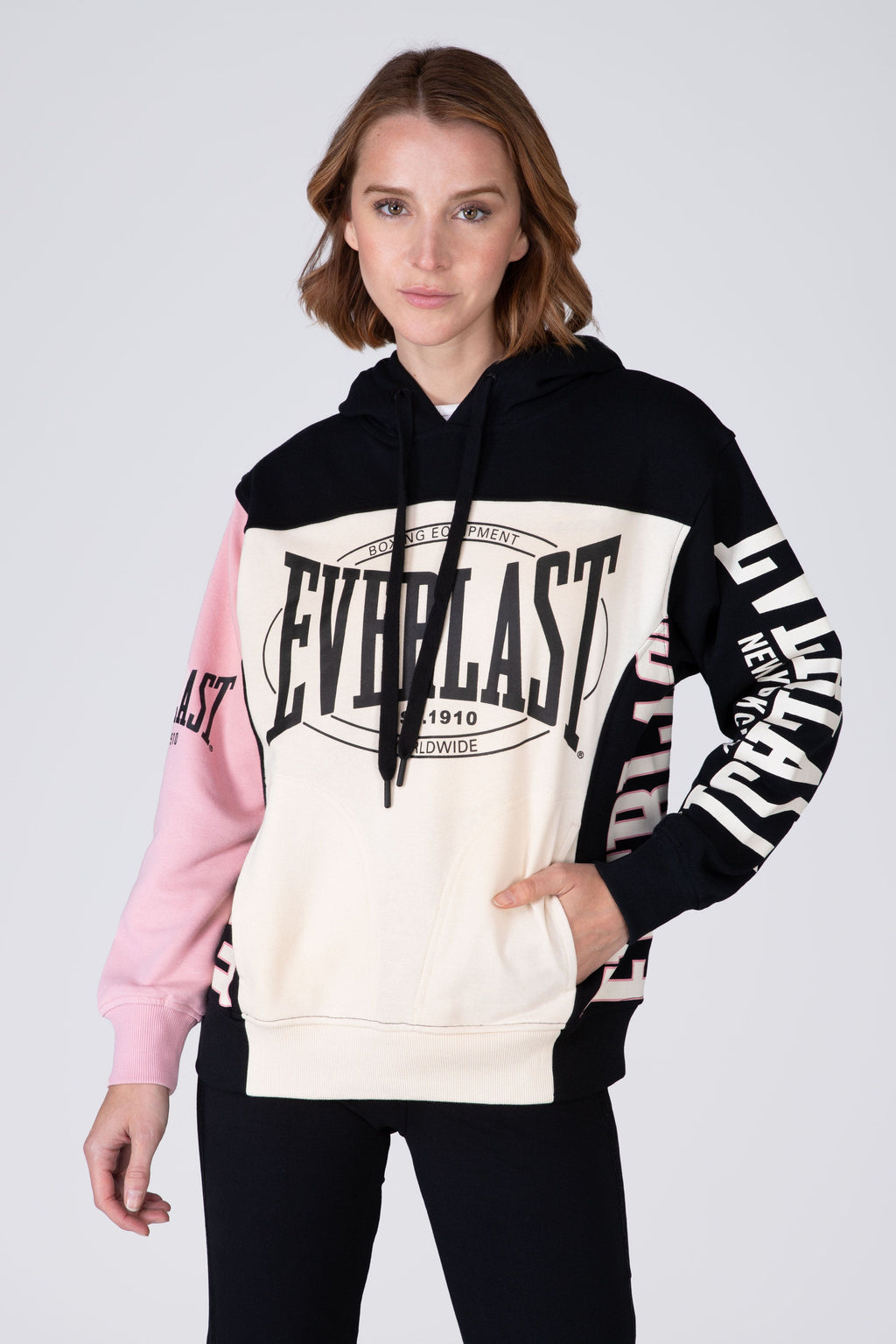 Poleron Hood Cut Negro Everlast