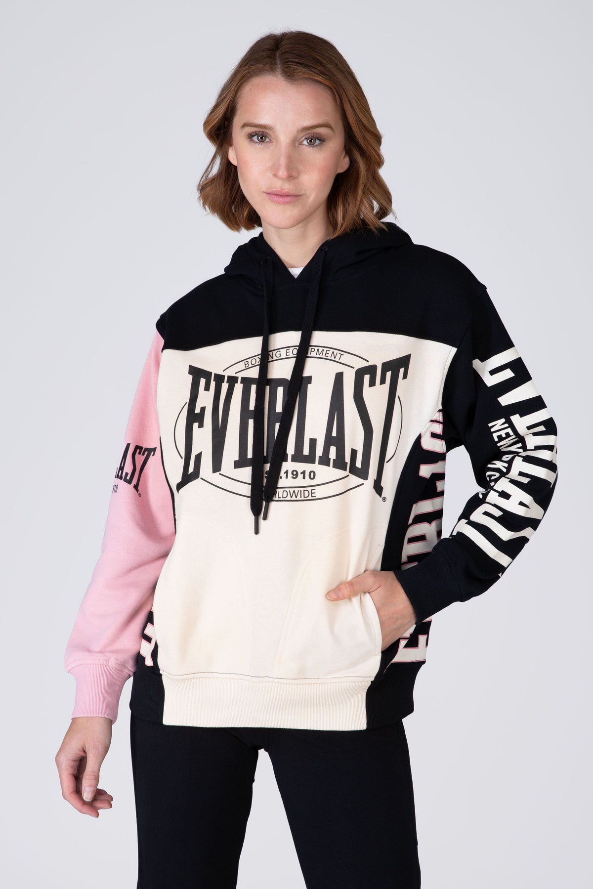 Poleron Hood Cut Negro Everlast