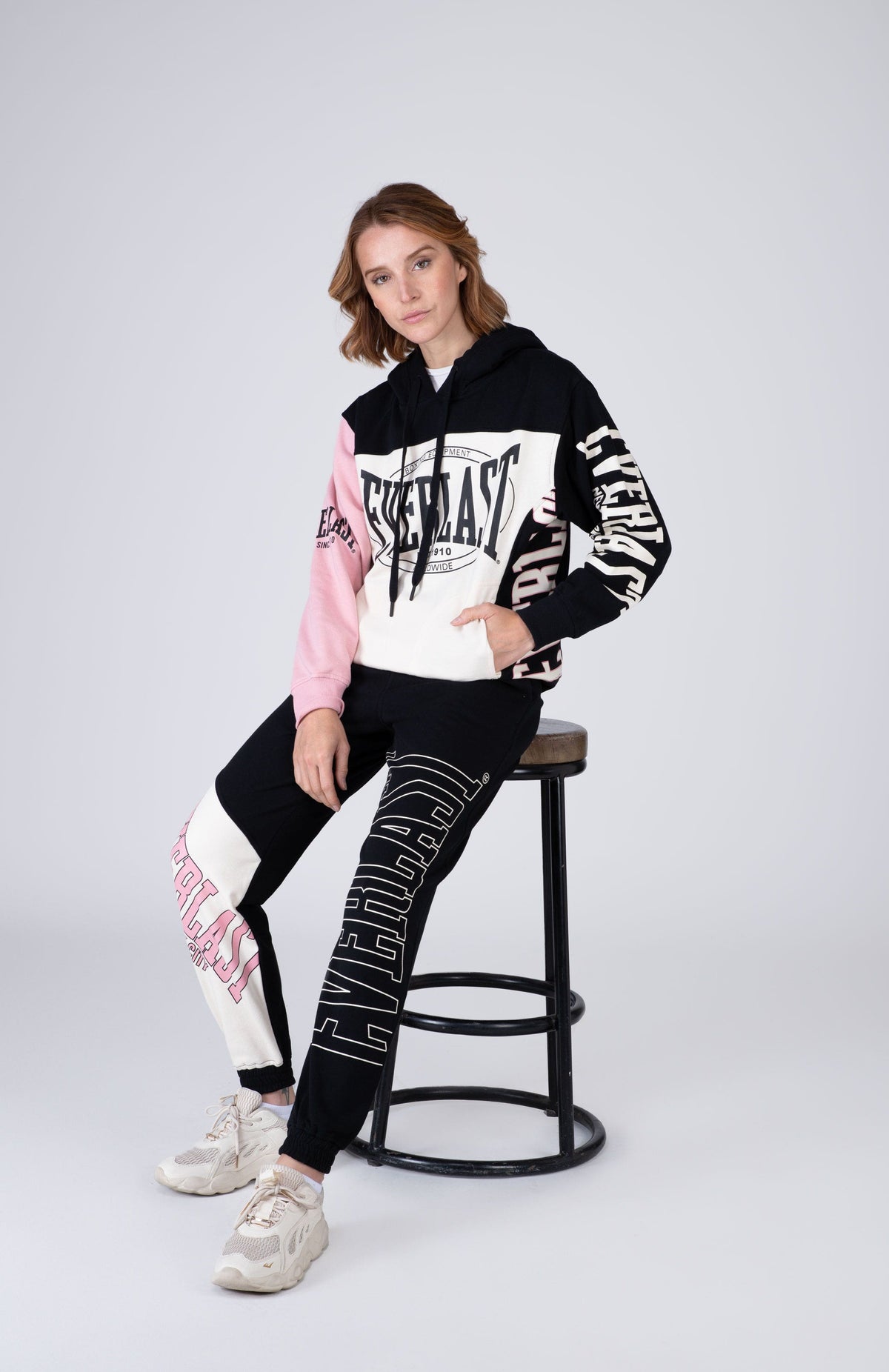 Jogger Cut Negro/Blanco Everlast