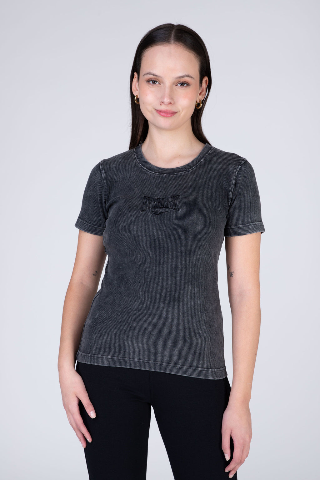 Polera Manga Corta Artic Negro Everlast