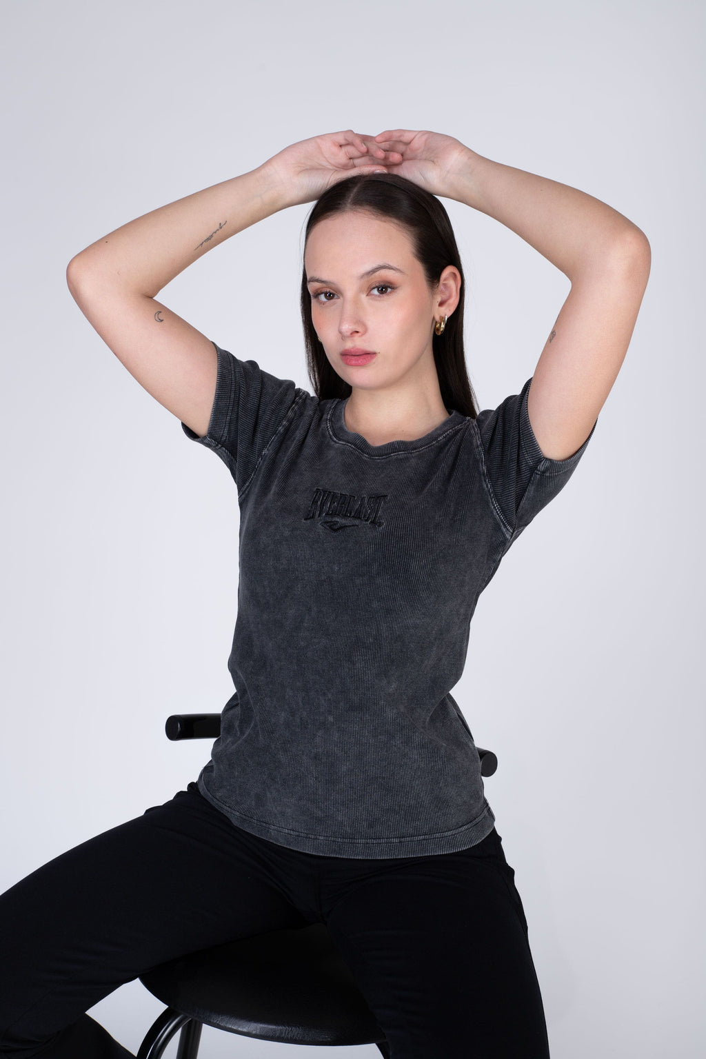 Polera Manga Corta Artic Negro Everlast
