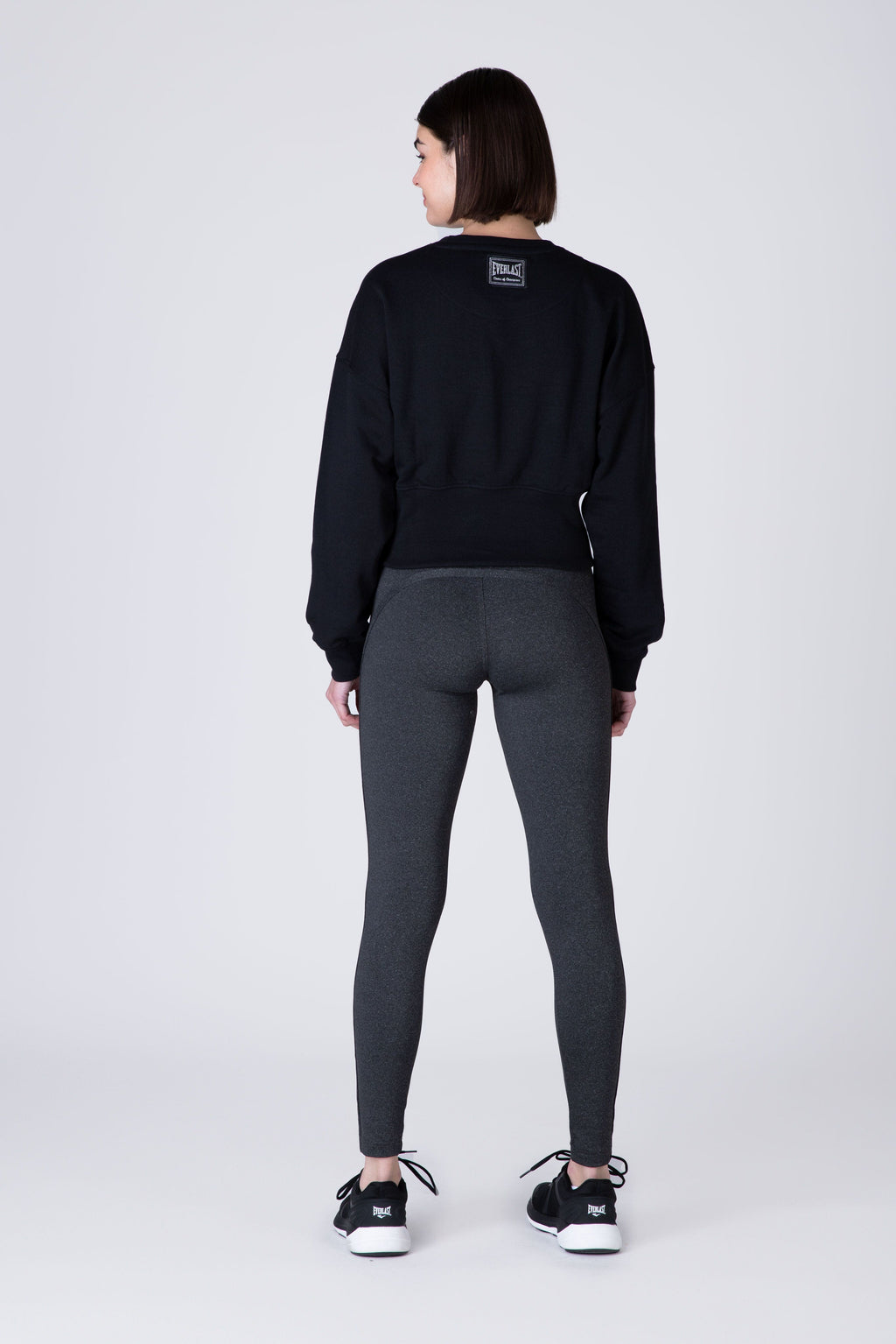 Poleron Crew Neck Blemish Negro Everlast