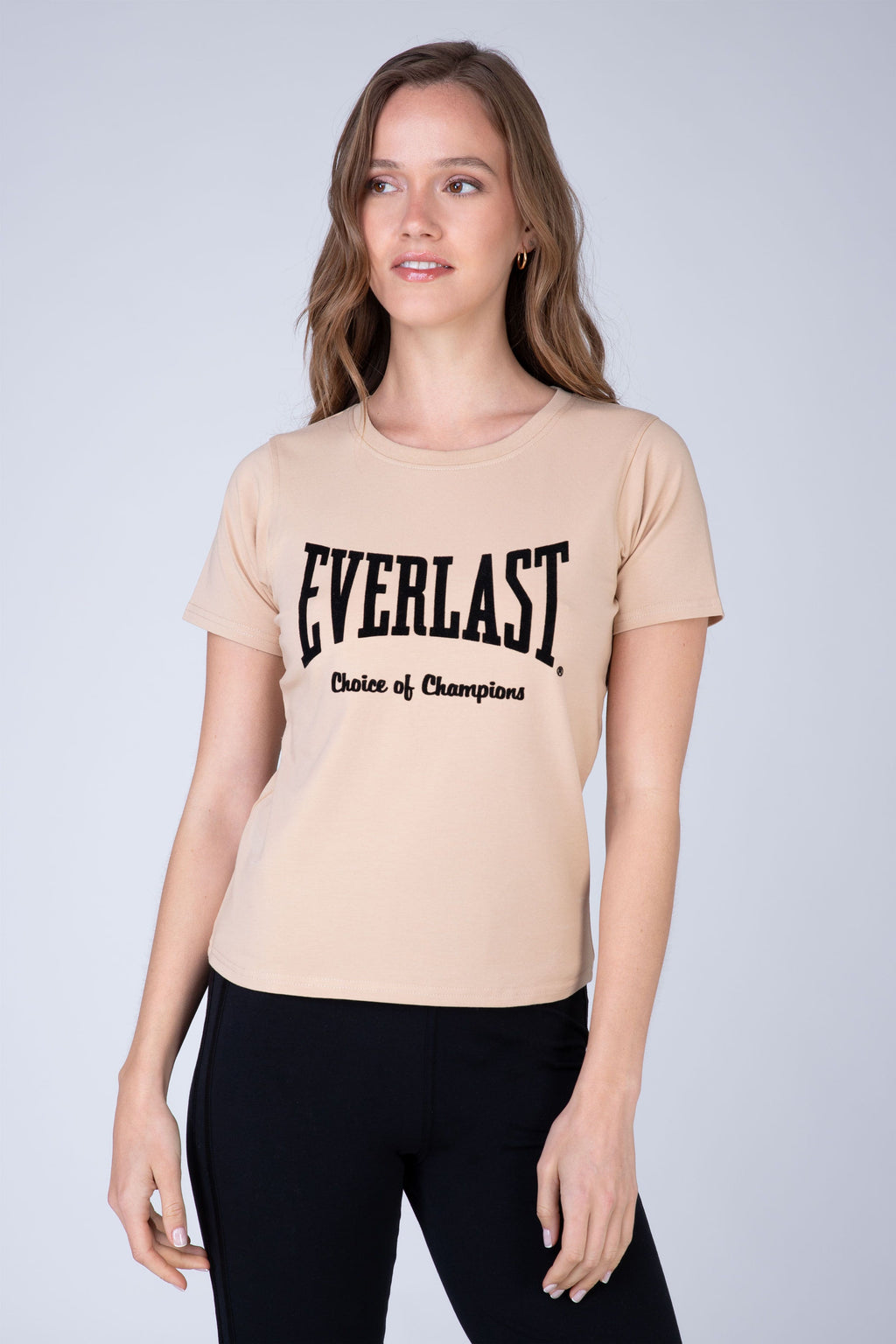 Polera Manga Corta Weeked Beige Everlast