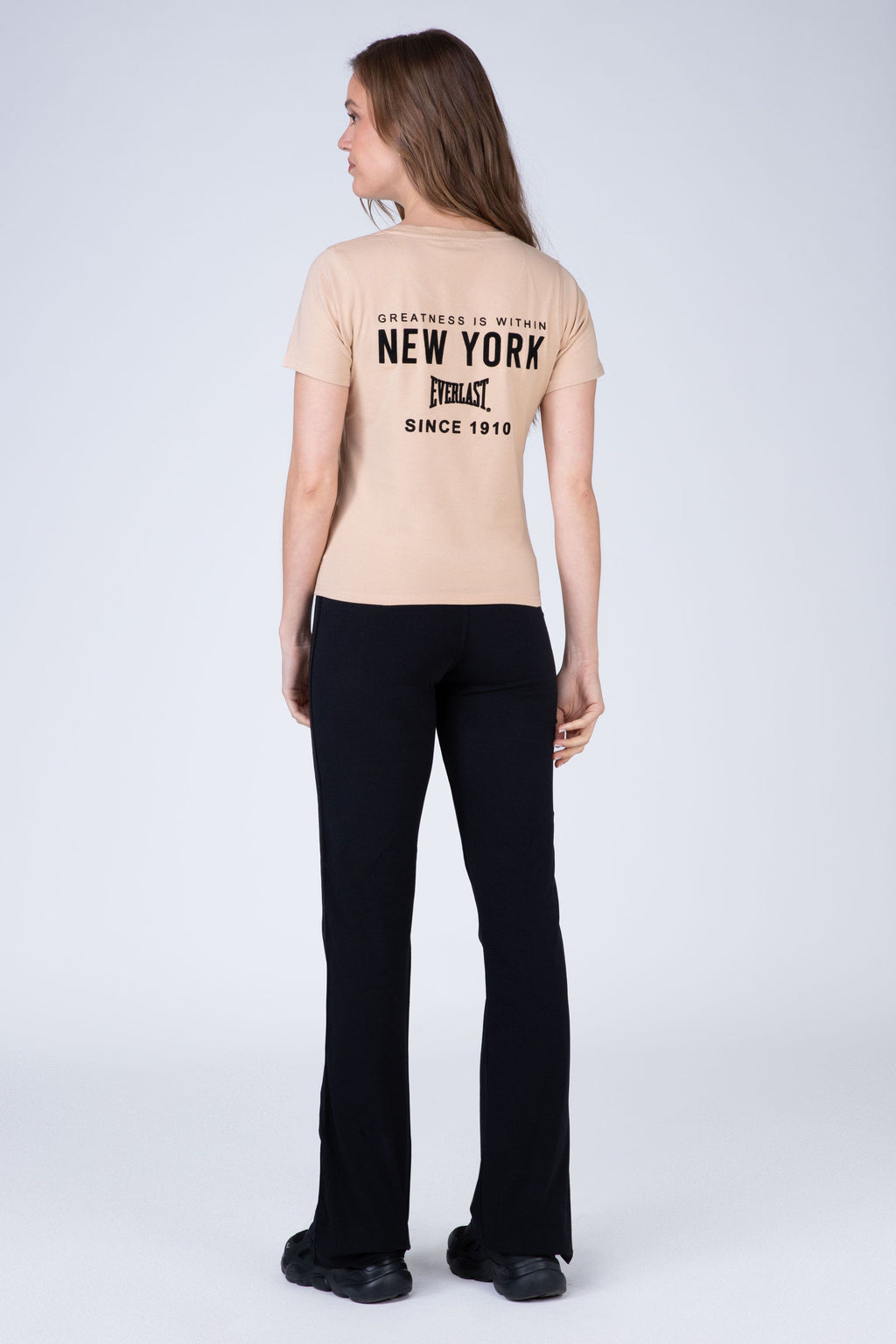 Polera Manga Corta Weeked Beige Everlast