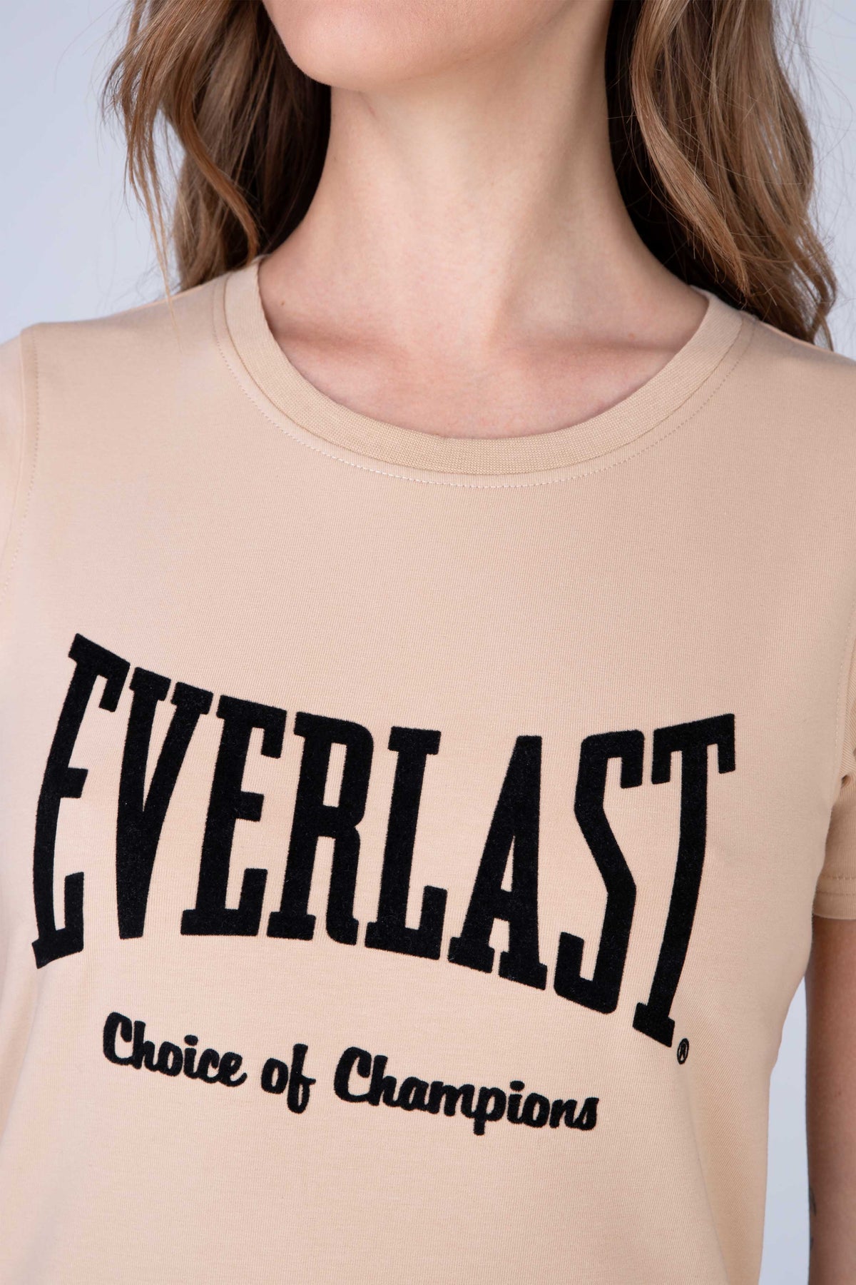 Polera Manga Corta Weeked Beige Everlast