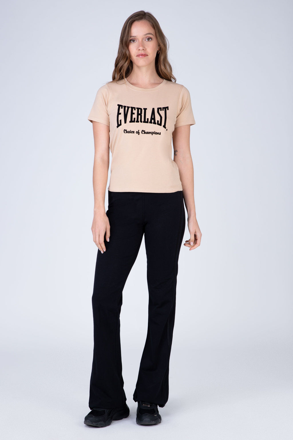 Polera Manga Corta Weeked Beige Everlast
