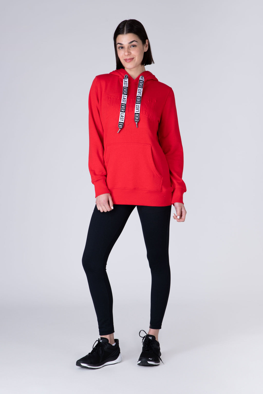 Poleron Hood Inbox Rojo Everlast
