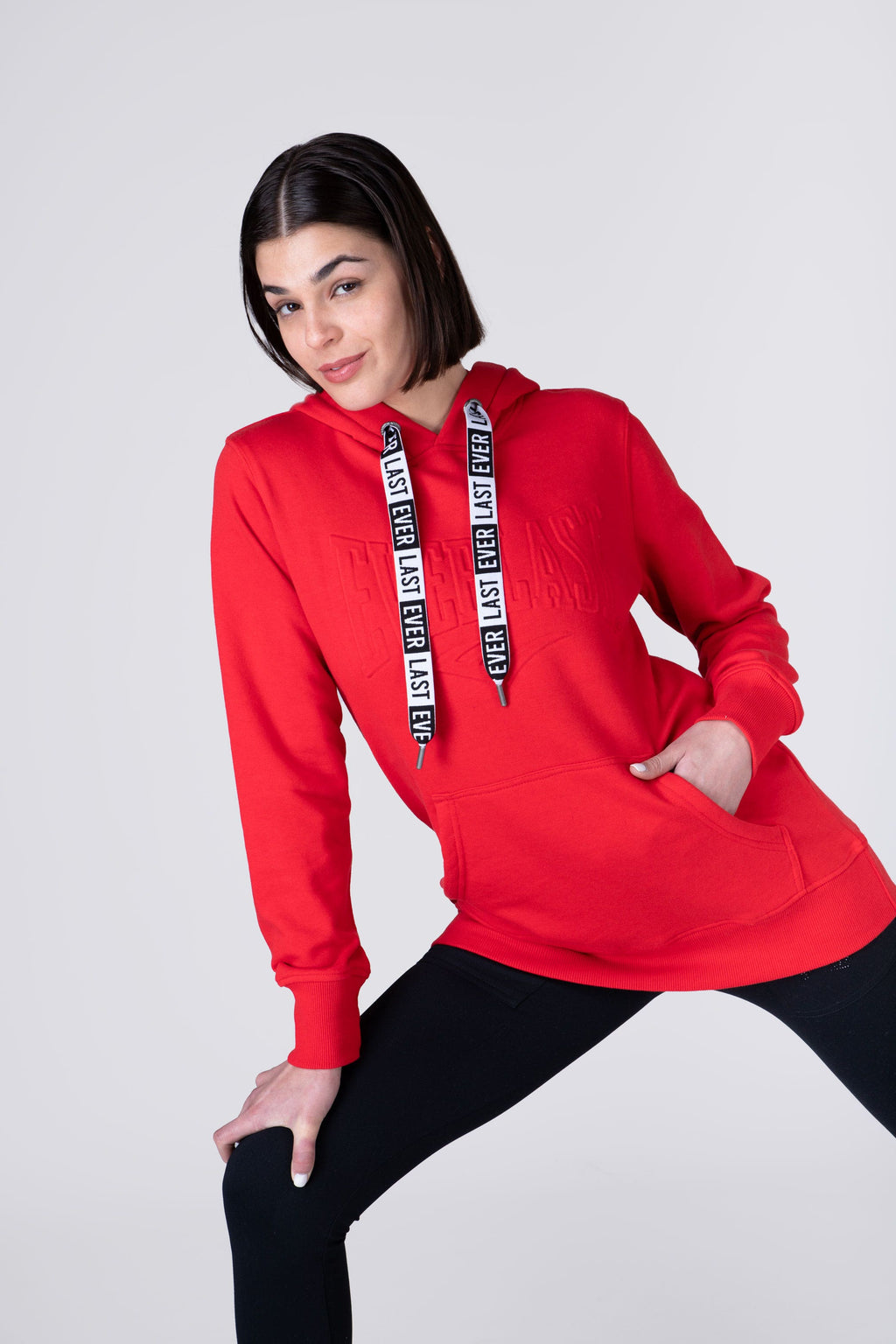 Poleron Hood Inbox Rojo Everlast