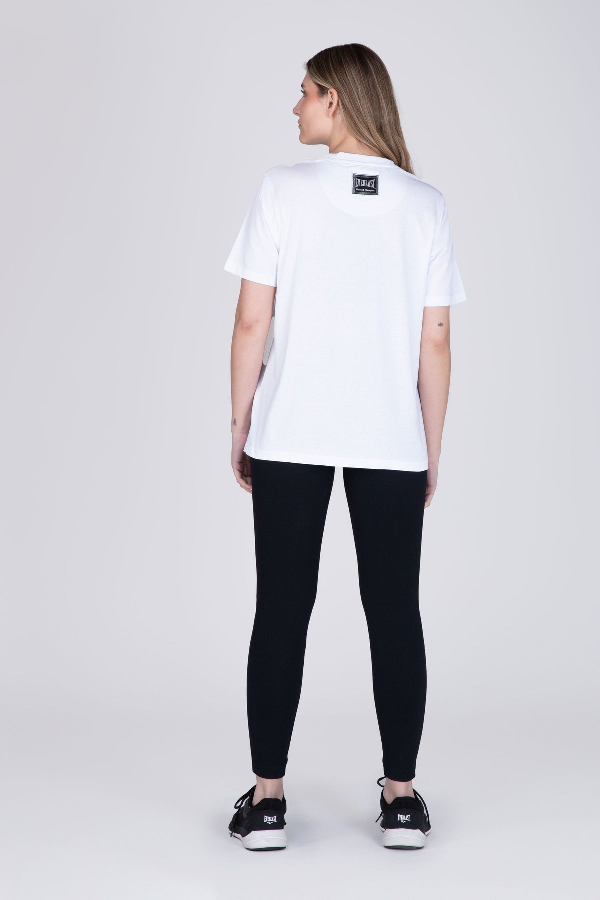 Polera Manga Corta Blemish Blanco Everlast