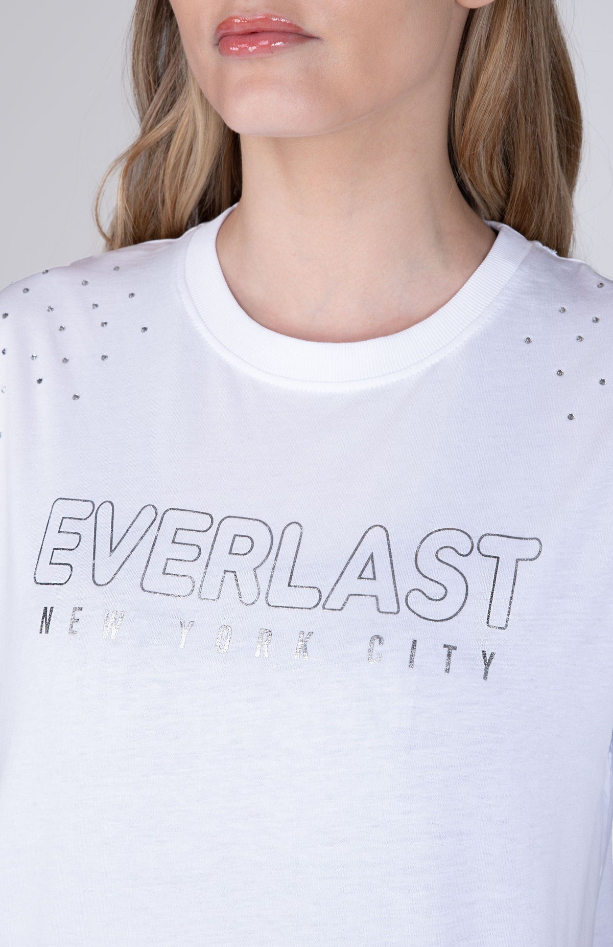 Polera Manga Corta Blemish Blanco Everlast