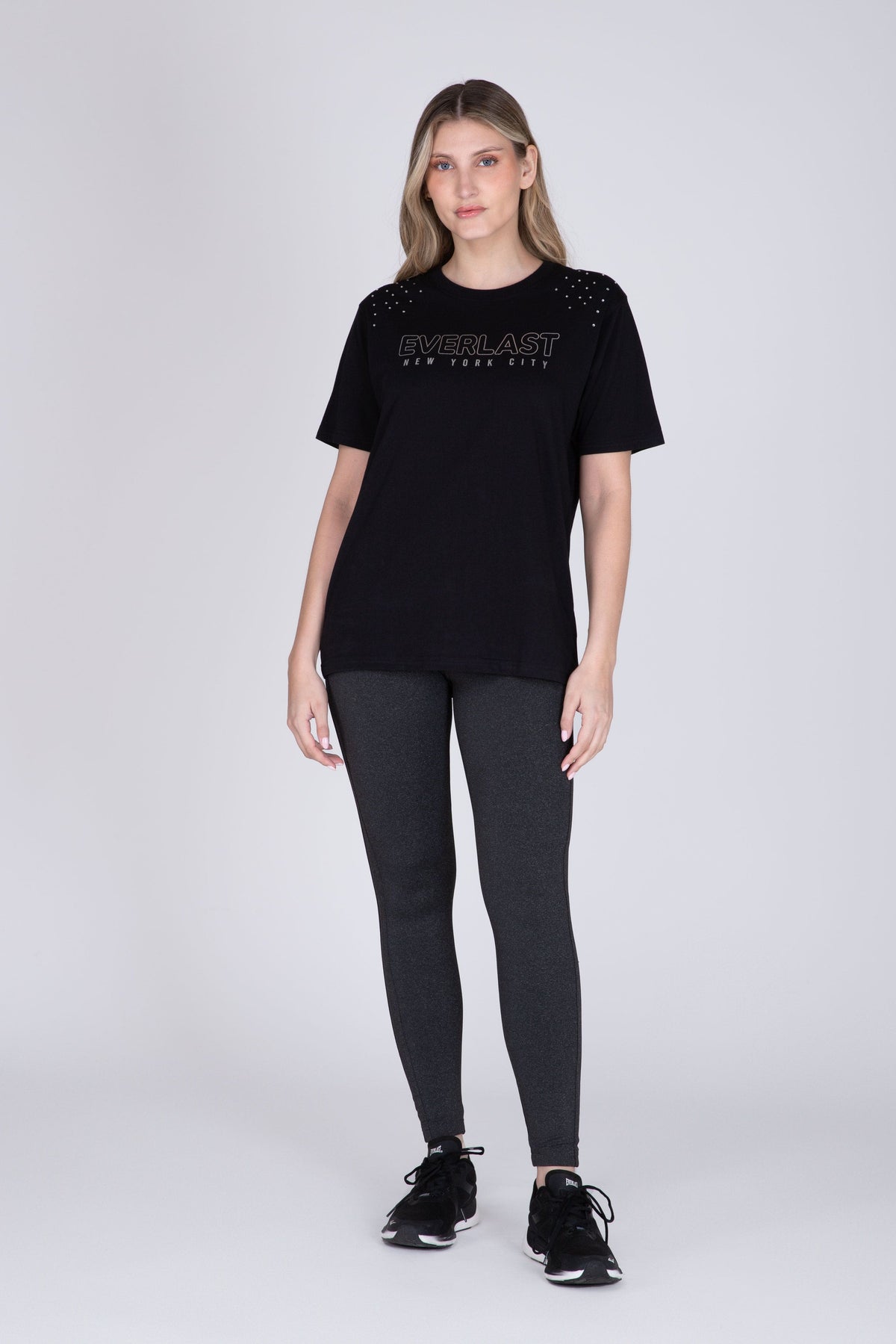 Polera Manga Corta Blemish Negro Everlast