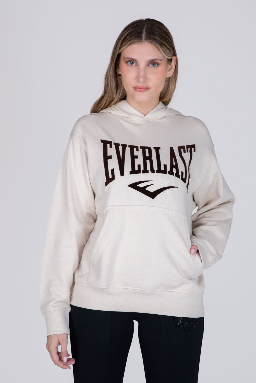 Poleron Hood Untitled Beige Everlast