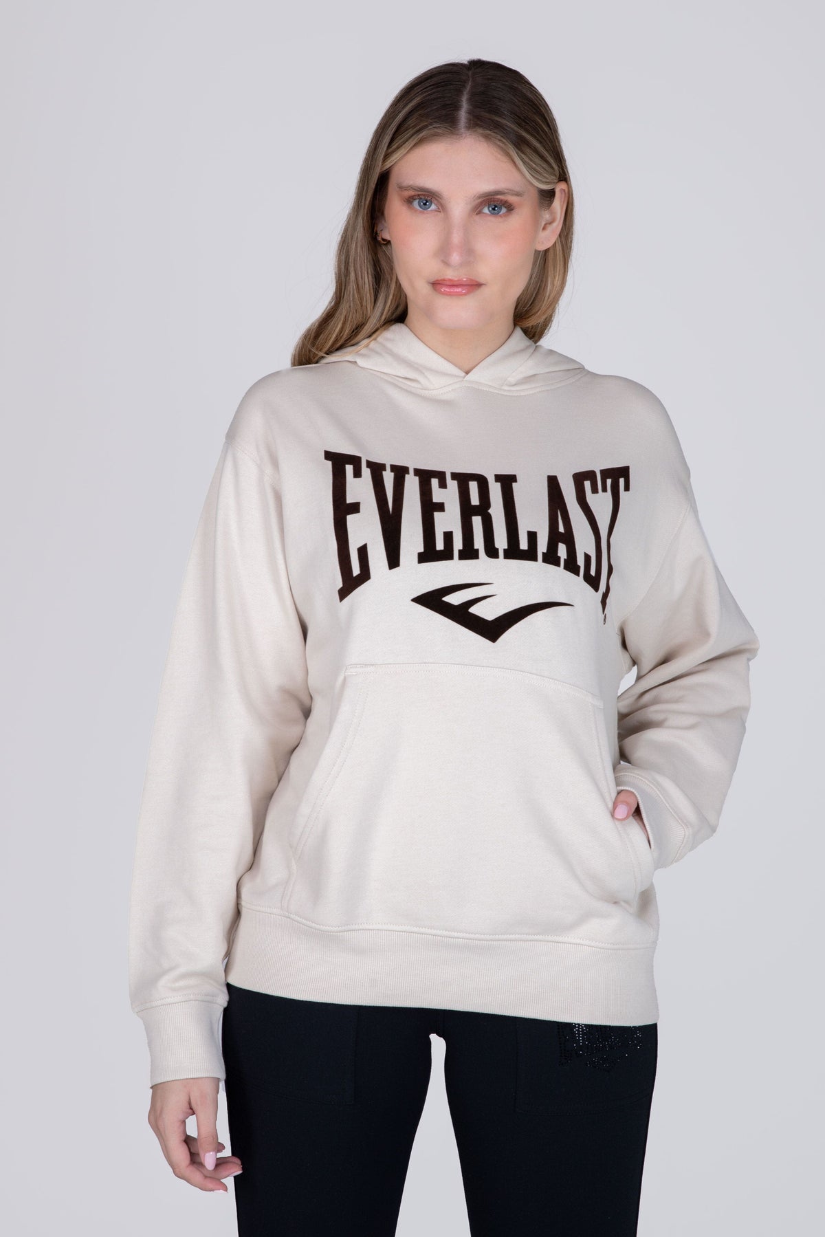 Poleron Hood Untitled Beige Everlast