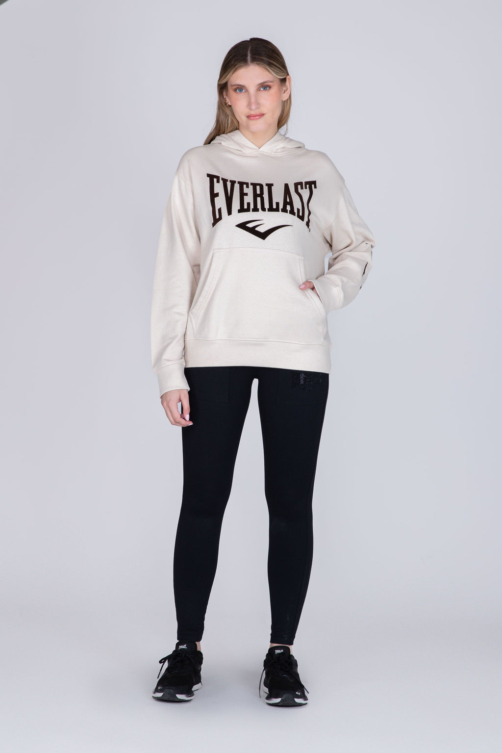 Poleron Hood Untitled Beige Everlast