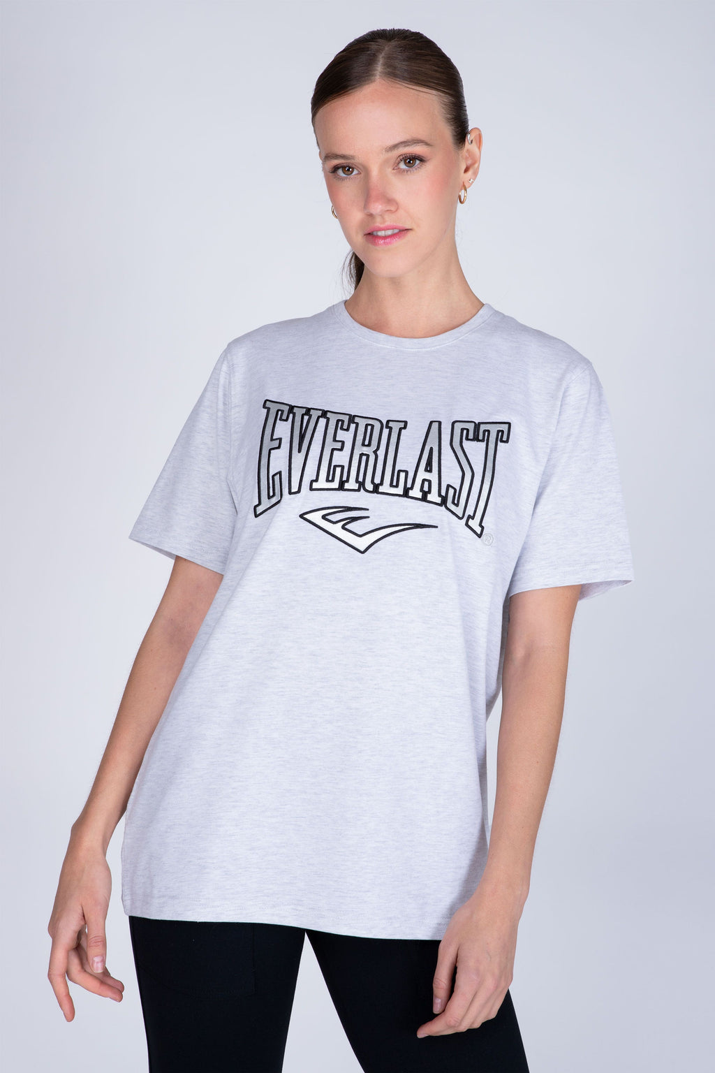 Polera Manga Corta Interview Gris Everlast