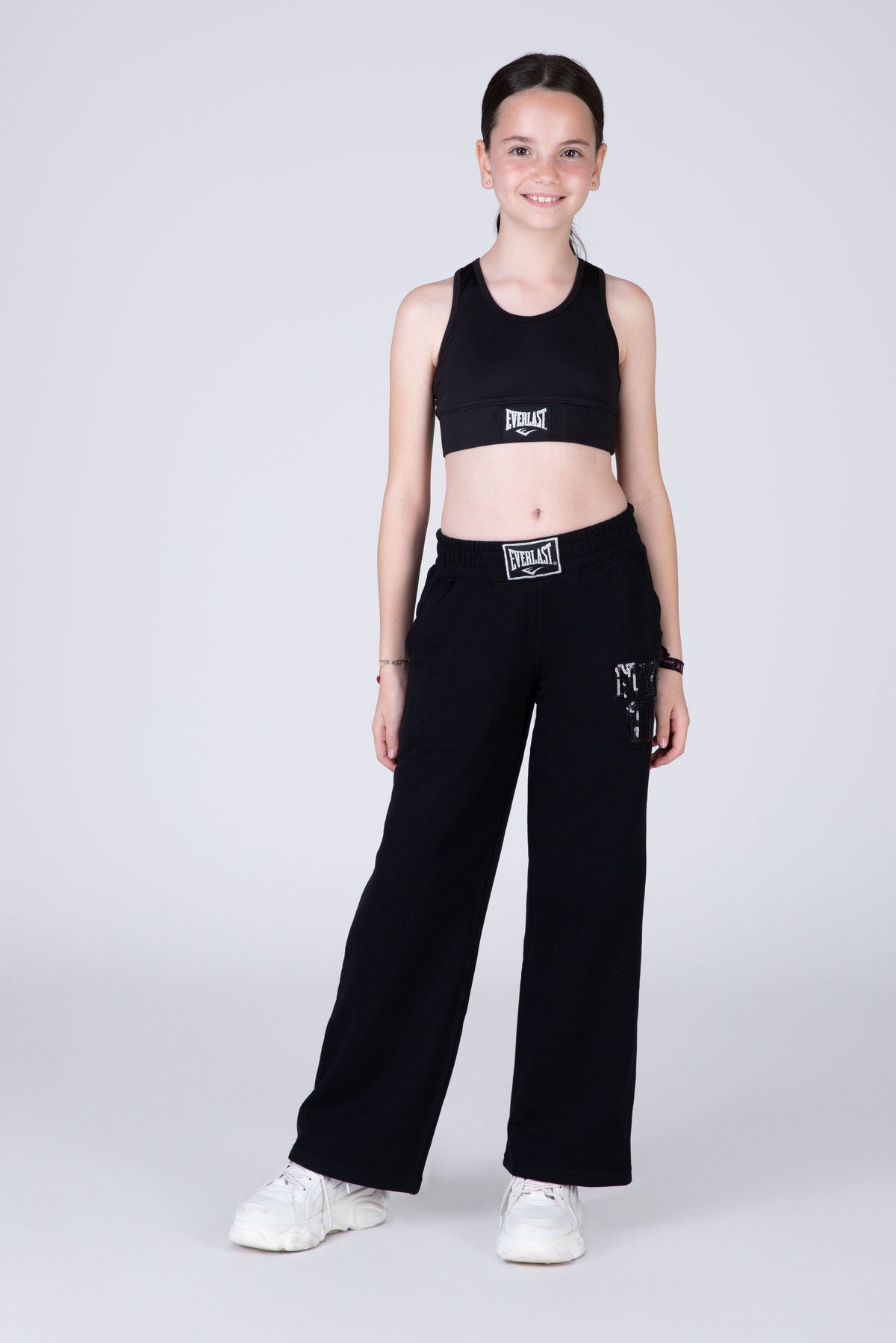 Pantalon Central Park Niña Negro Everlast