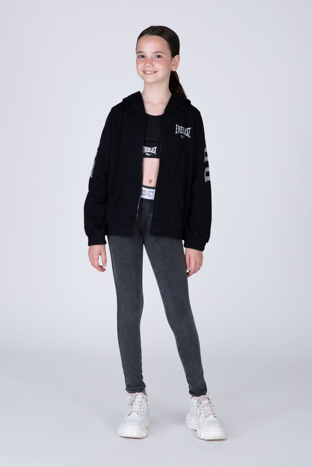 Chaqueta Chicago Niña Negro Everlast