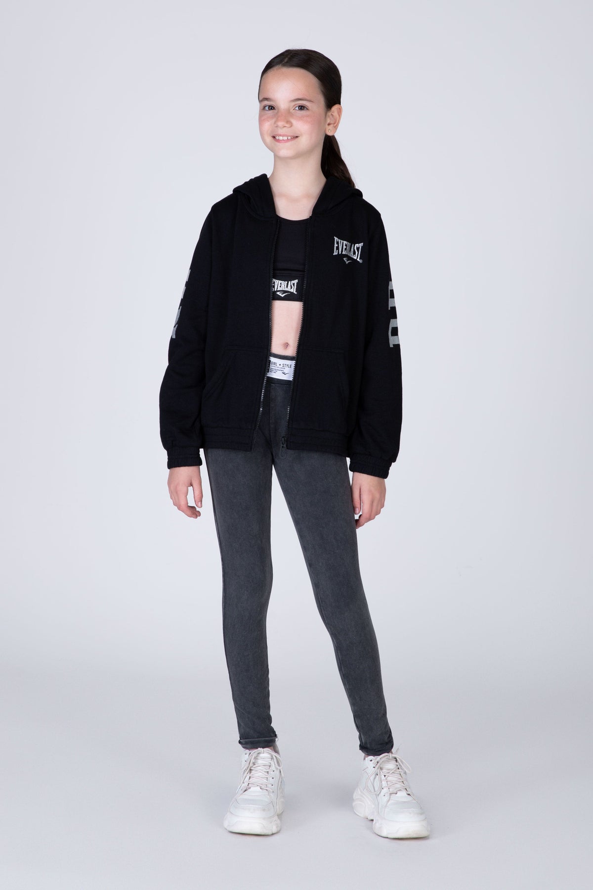 Chaqueta Chicago Niña Negro Everlast