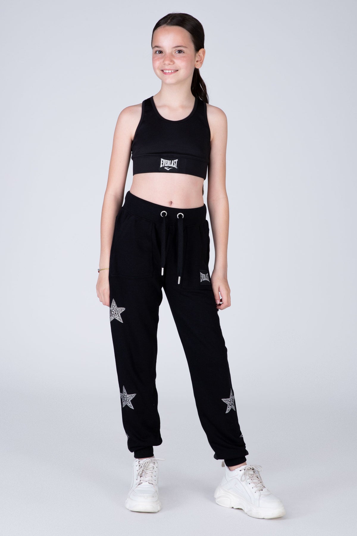 Jogger Happiness Niña Negro Everlast