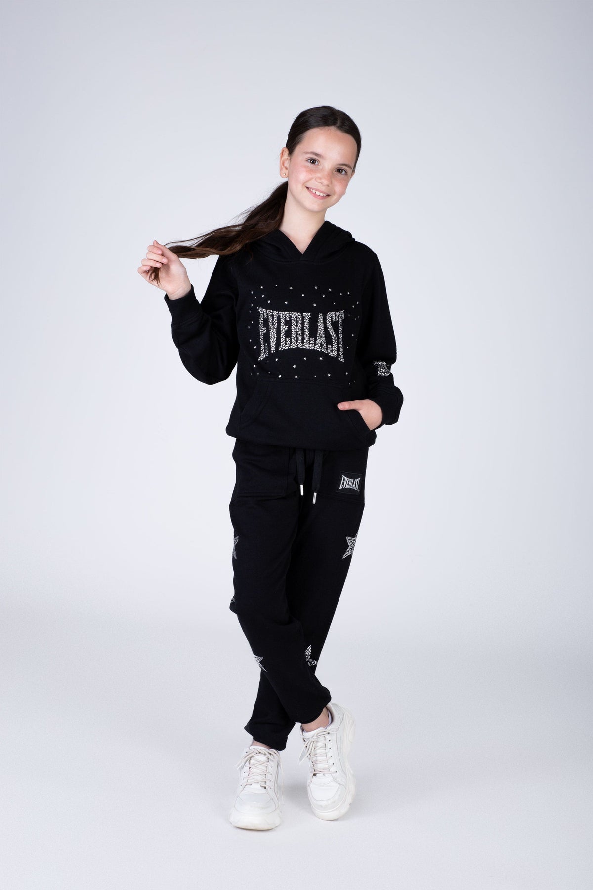 Jogger Happiness Niña Negro Everlast