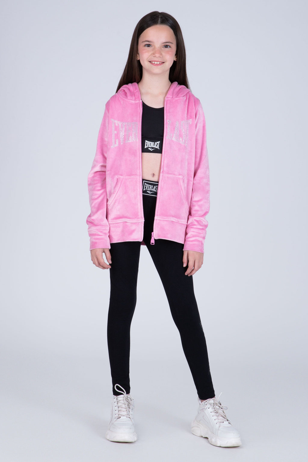 Chaqueta School Niña Rosado Everlast