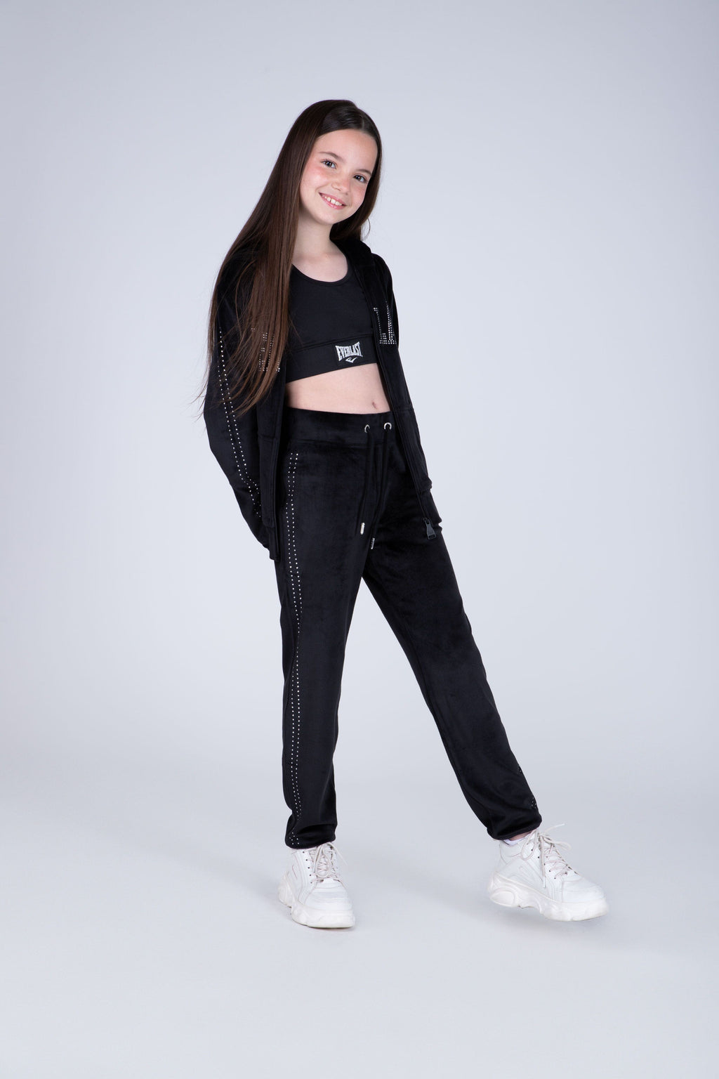 Jogger School Niña Negro Everlast