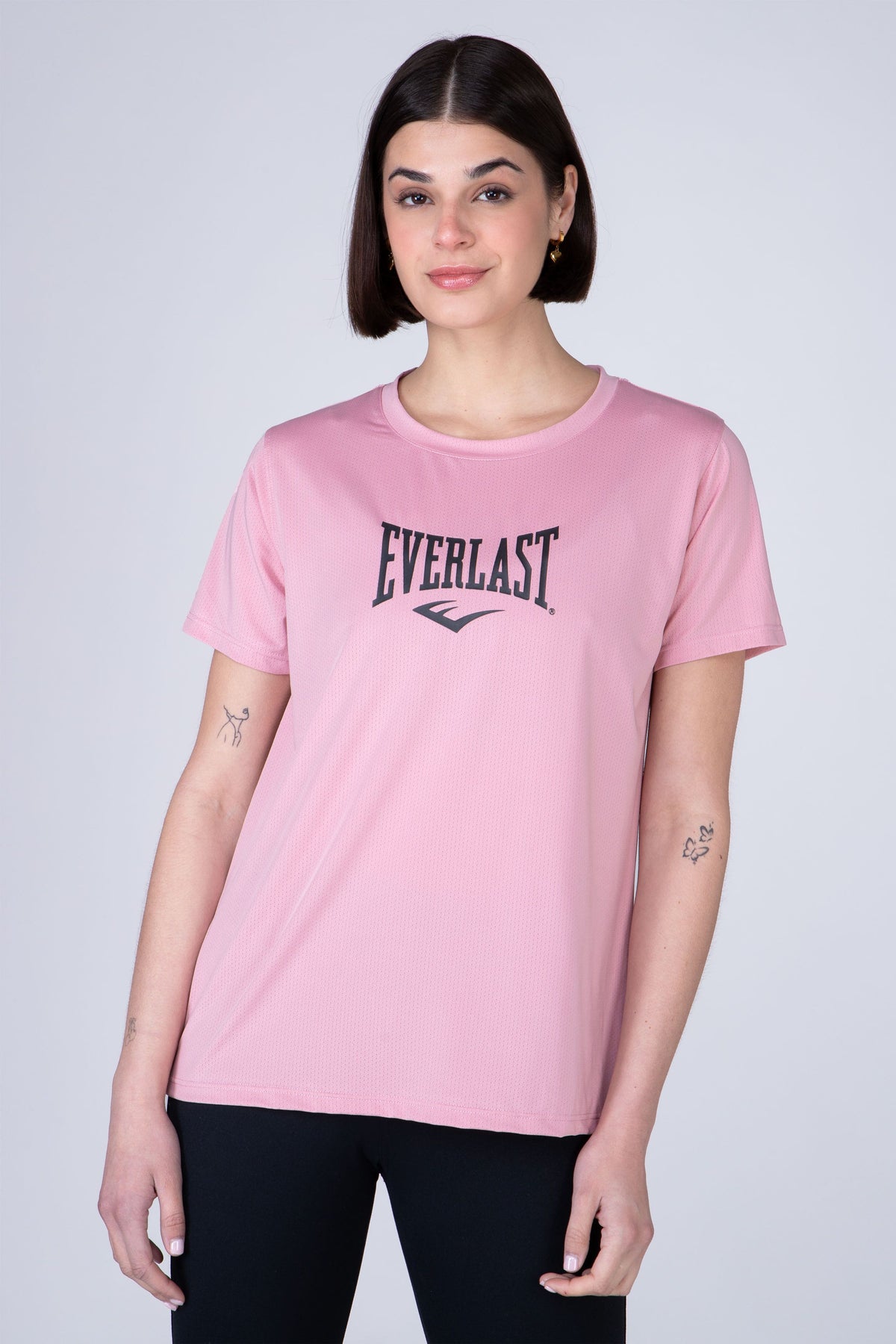 Polera Manga Corta Studio Rosado Everlast