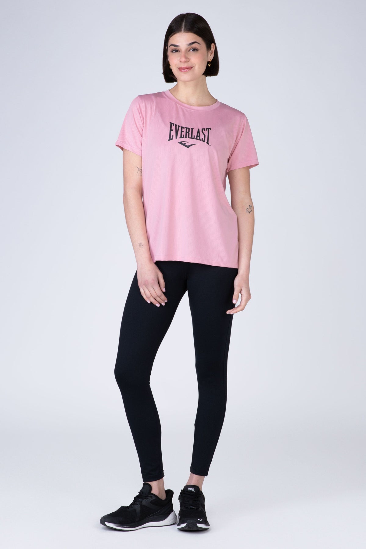 Polera Manga Corta Studio Rosado Everlast