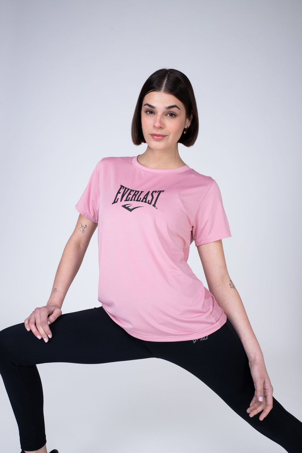 Polera Manga Corta Studio Rosado Everlast