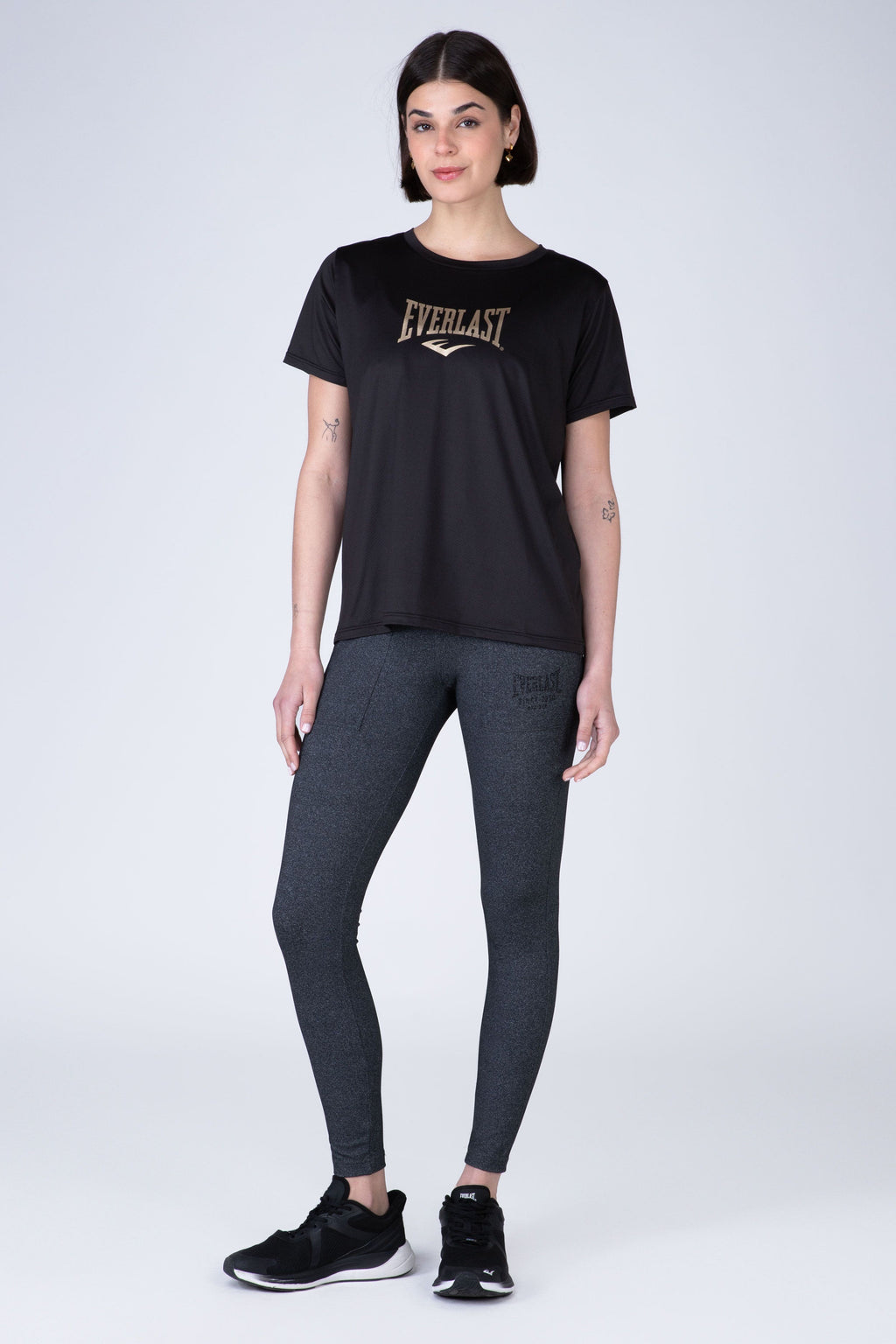 Polera Manga Corta Studio Negro Everlast