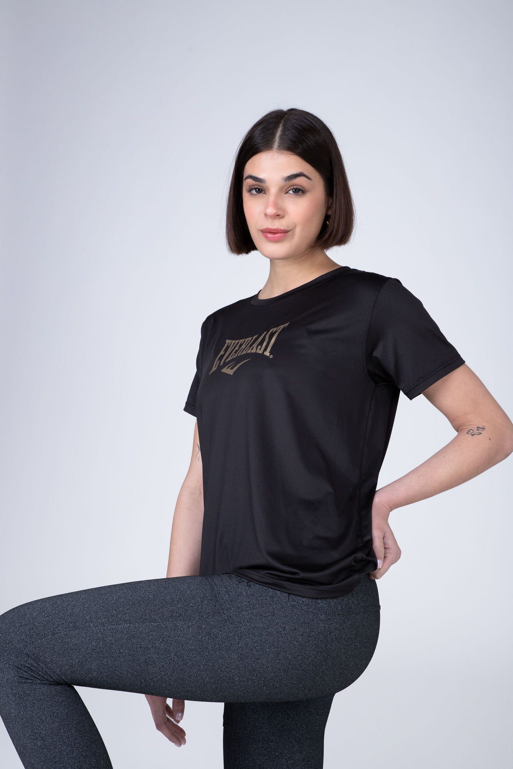 Polera Manga Corta Studio Negro Everlast