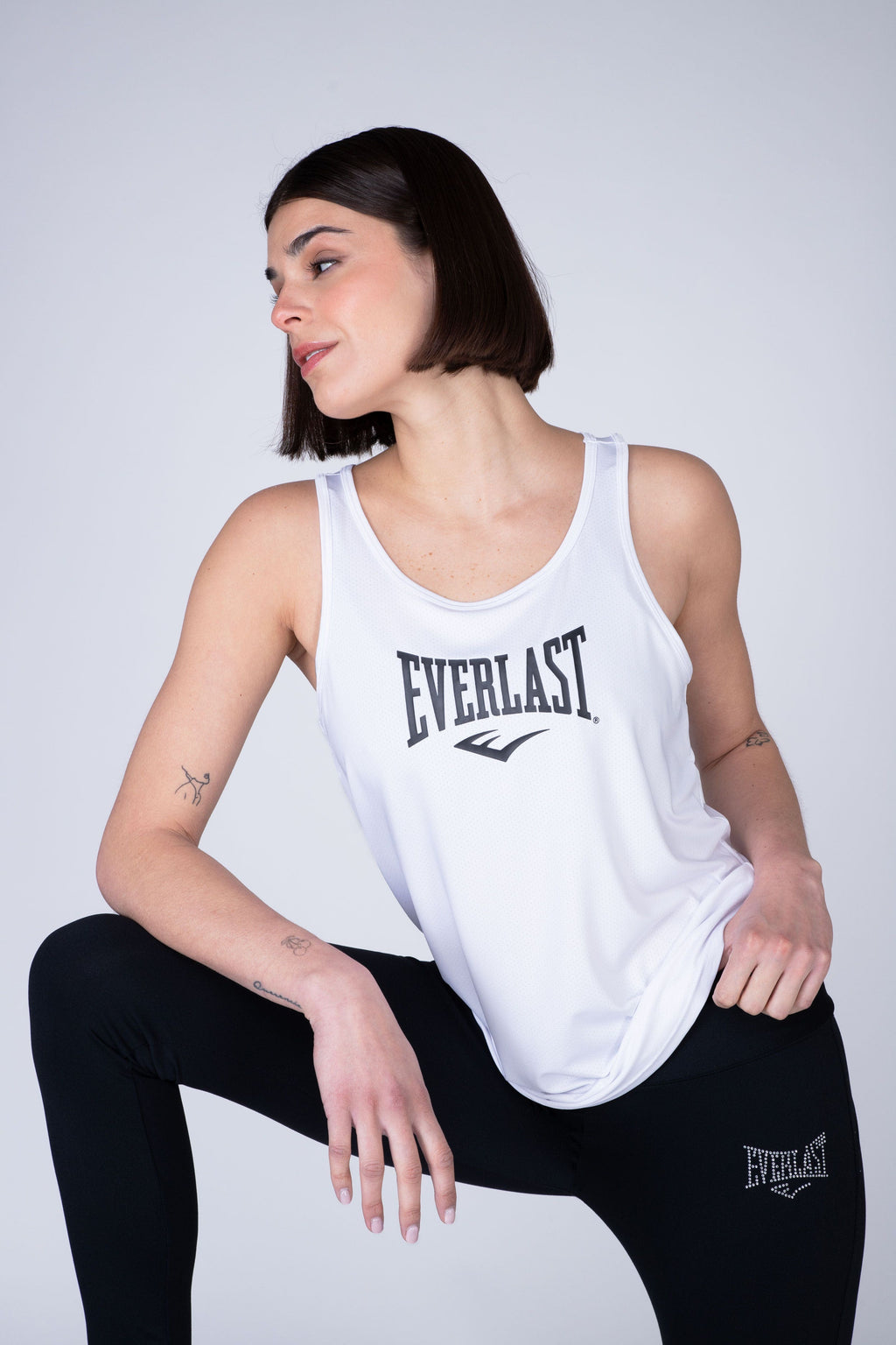 Polera Tank Studio Blanco Everlast