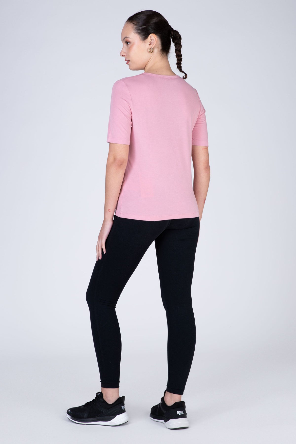 Polera Manga Corta Express Rosado Everlast