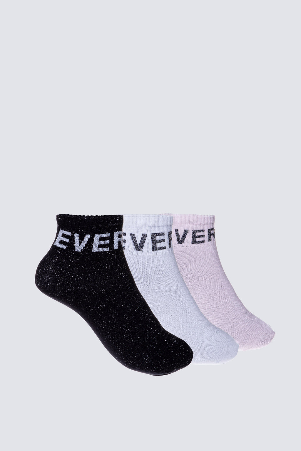 Tripack Ankle Lurex Multicolor Everlast