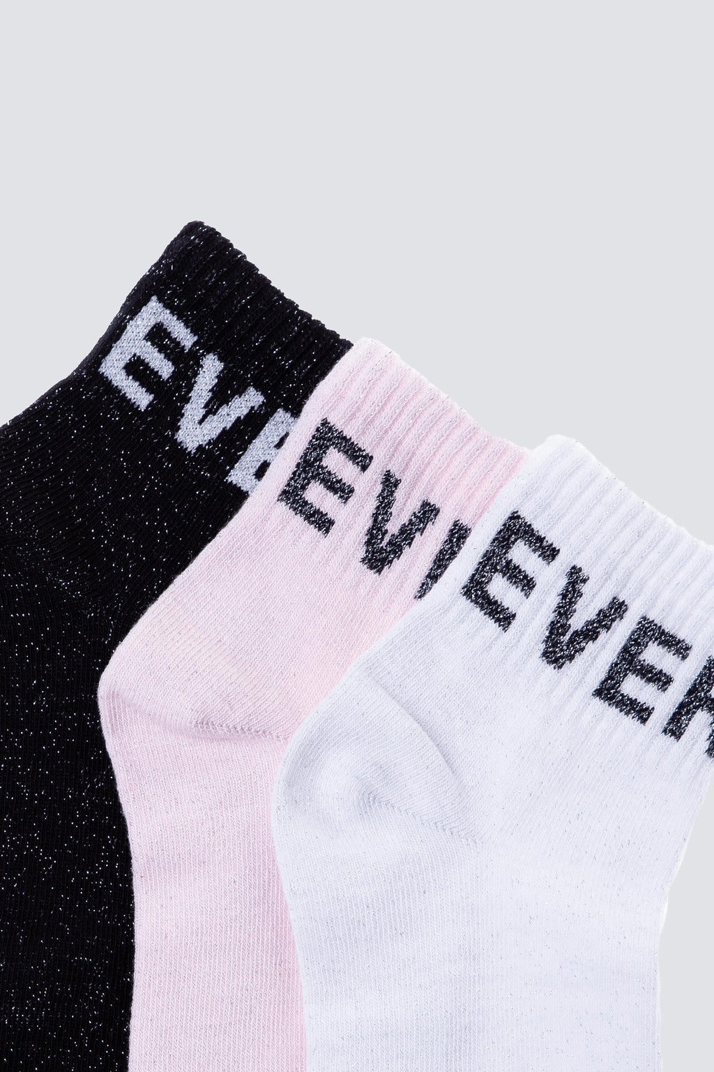 Tripack Ankle Lurex Multicolor Everlast
