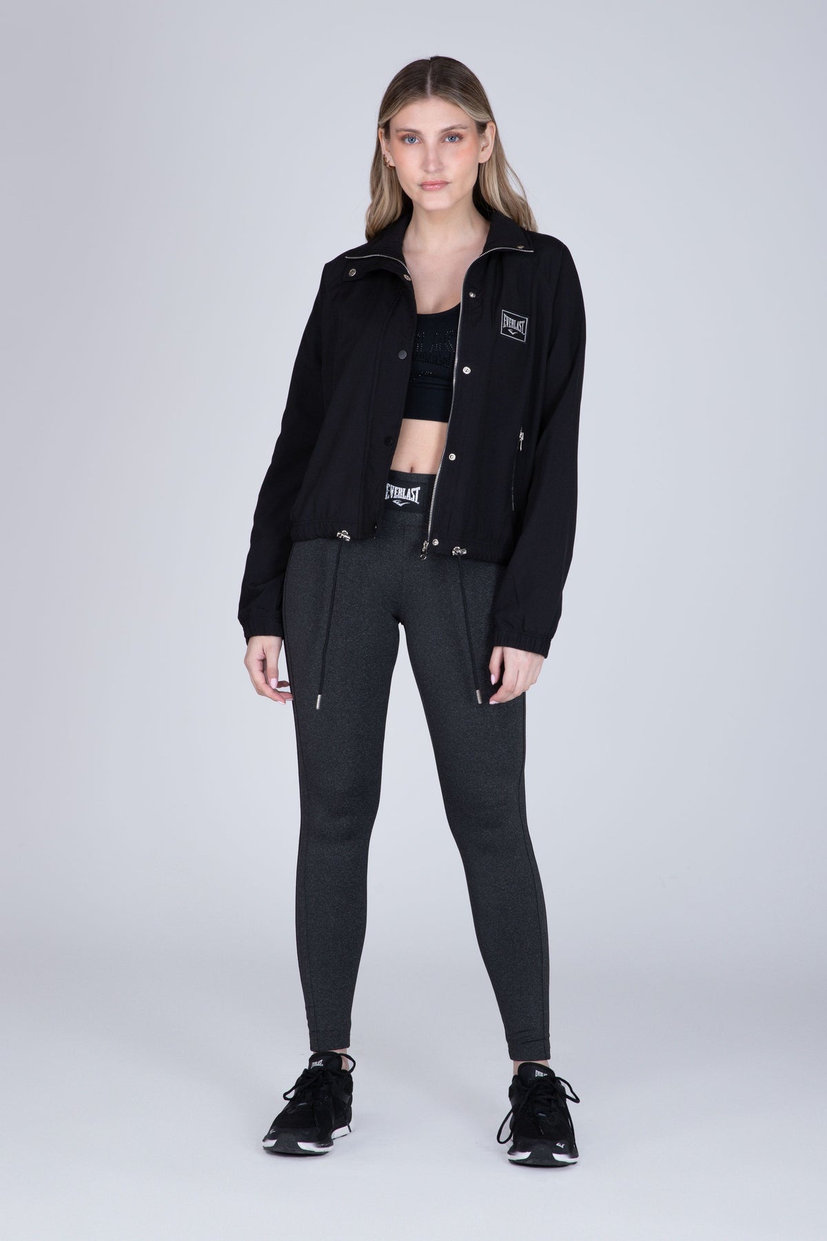 Cortaviento Holiday Negro Everlast