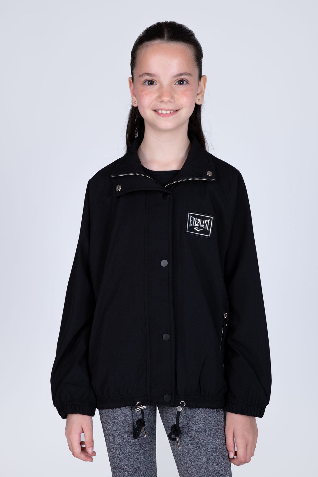 Cortaviento Holiday Niña Negro Everlast