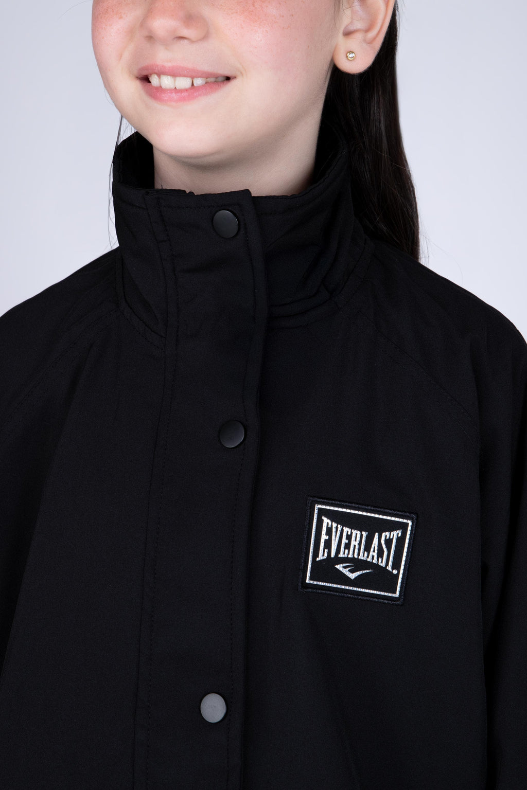 Cortaviento Holiday Niña Negro Everlast