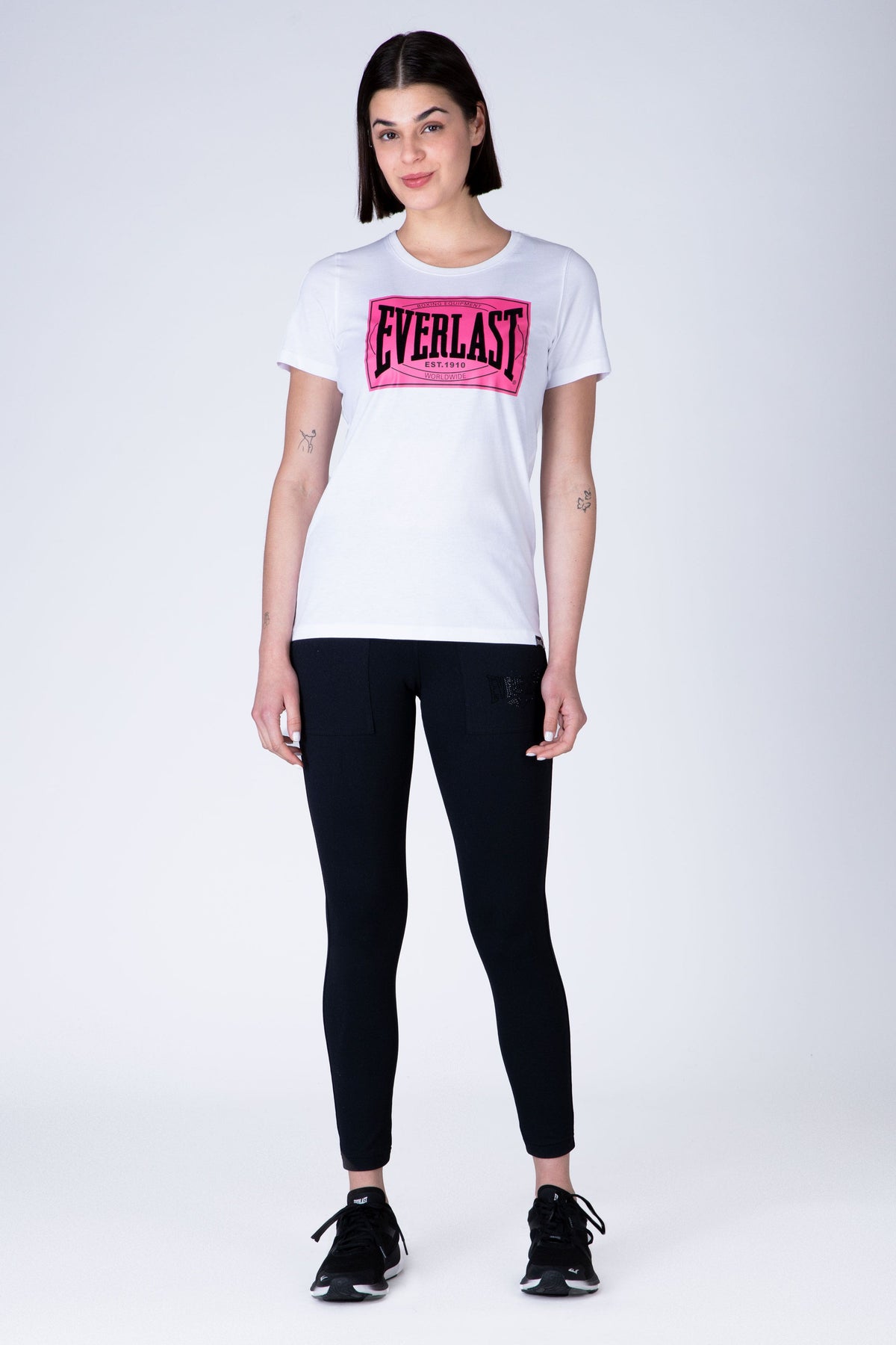 Polera Manga Corta Select Blanco Everlast