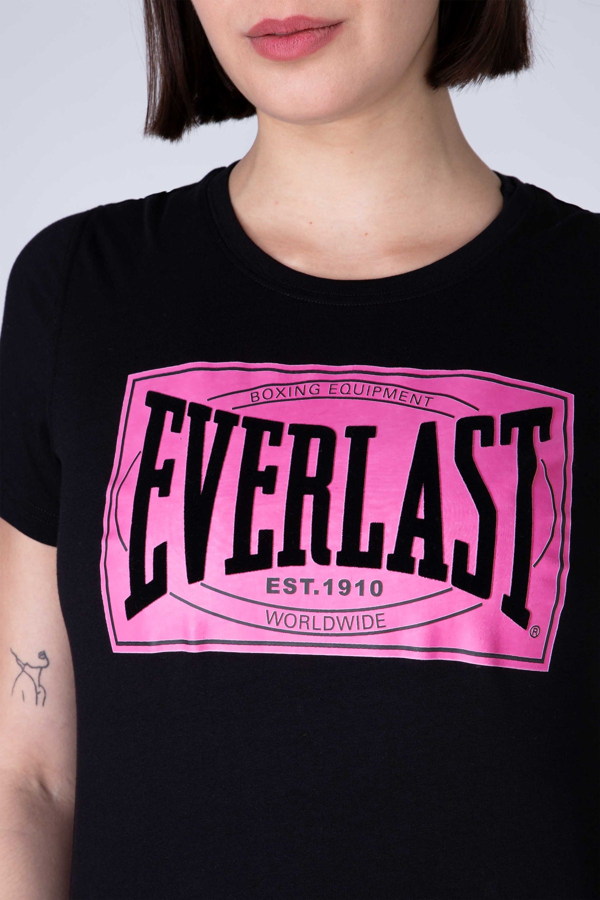 Polera Manga Corta Select Negro Everlast