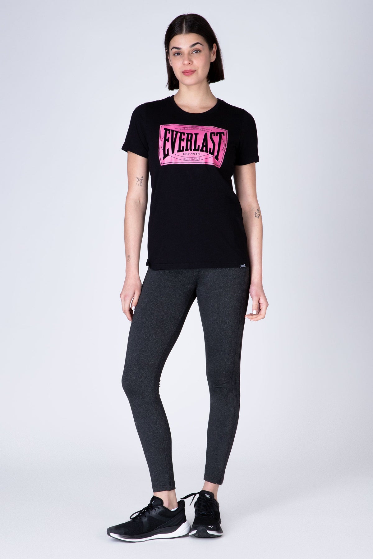 Polera Manga Corta Select Negro Everlast