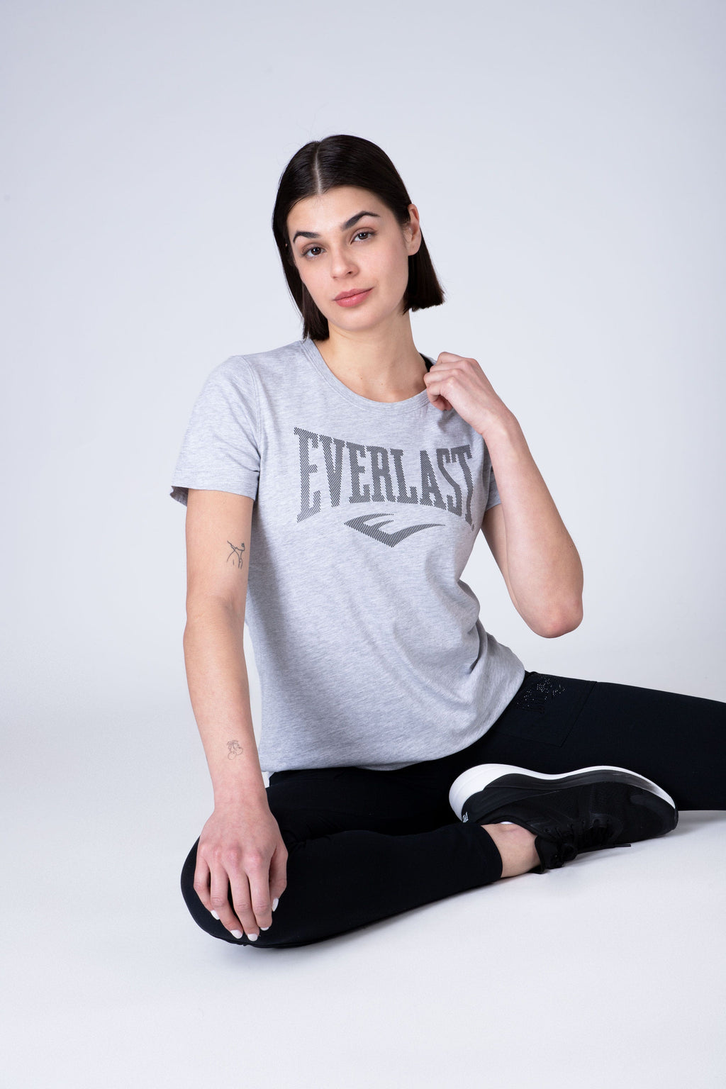 Polera Manga Corta Refine Gris Everlast