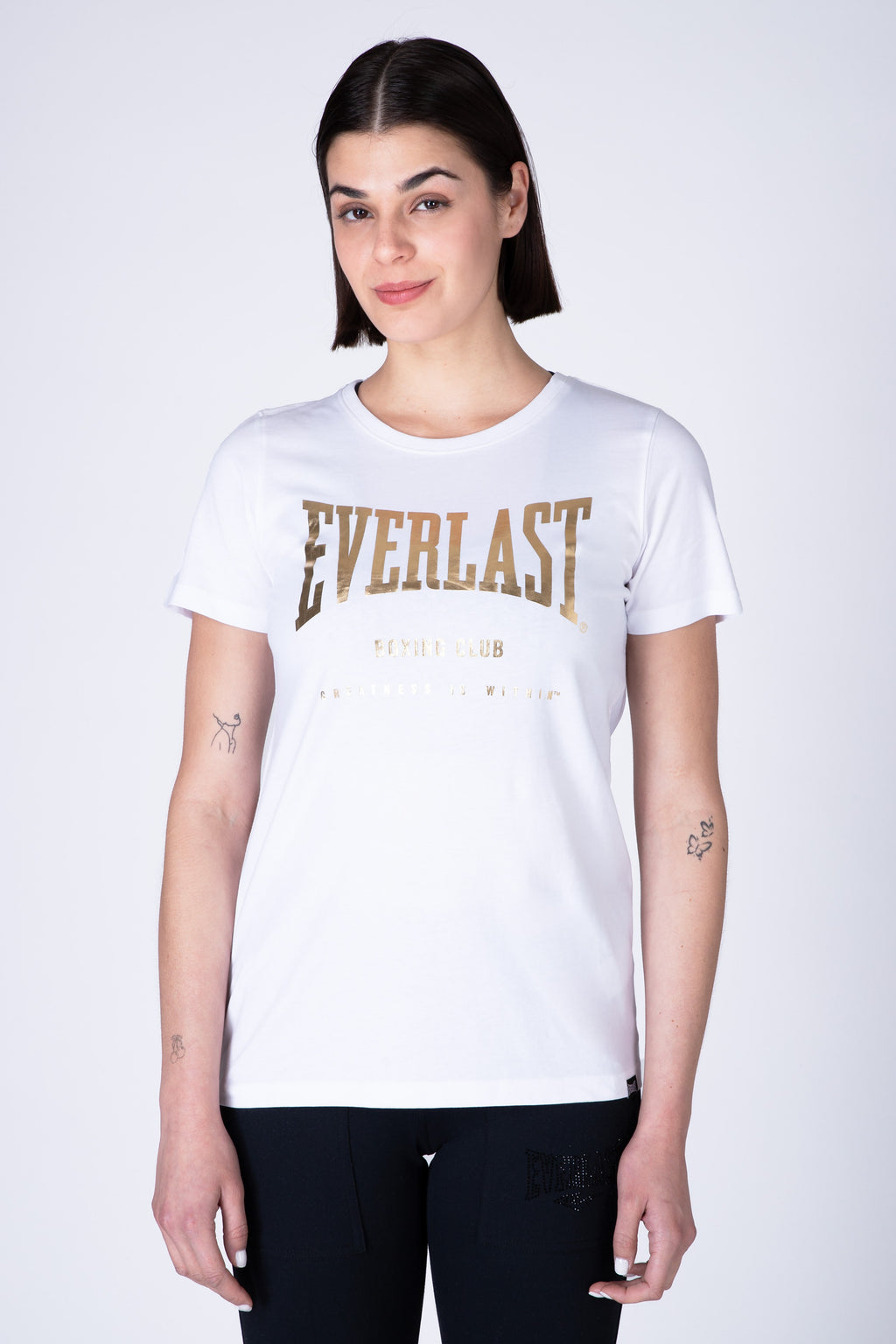 Polera Manga Corta State Blanco Everlast