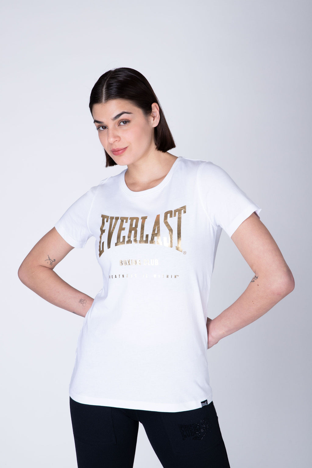 Polera Manga Corta State Blanco Everlast