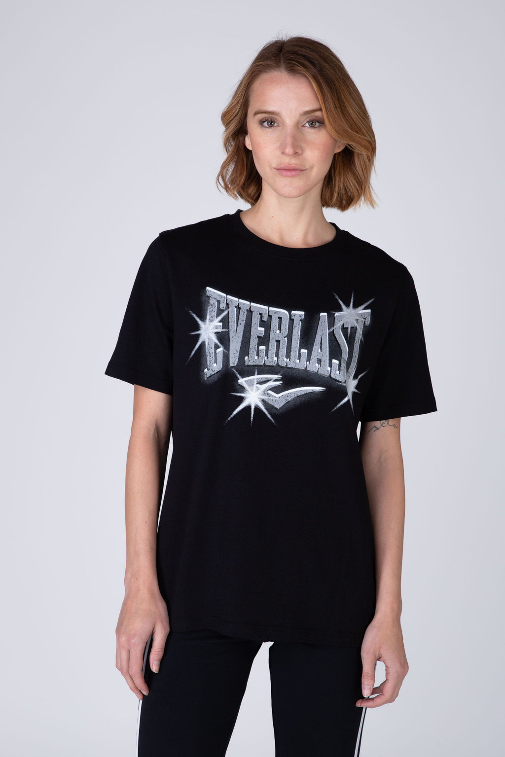 Polera Manga Corta Assist Negro Everlast