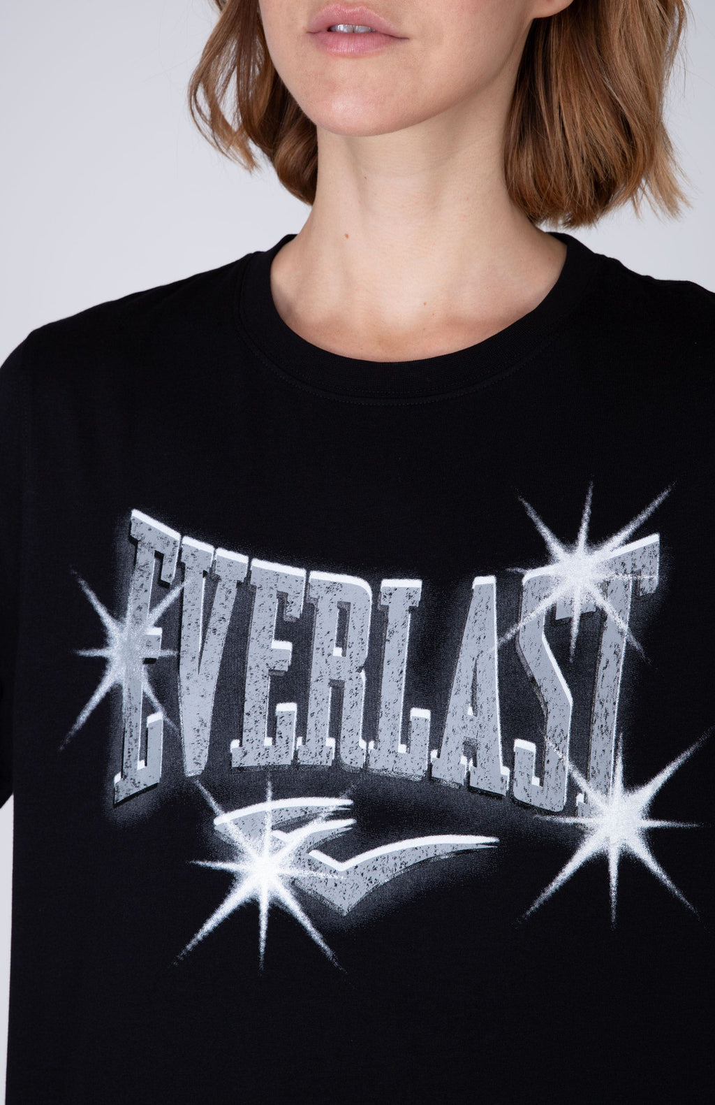 Polera Manga Corta Assist Negro Everlast