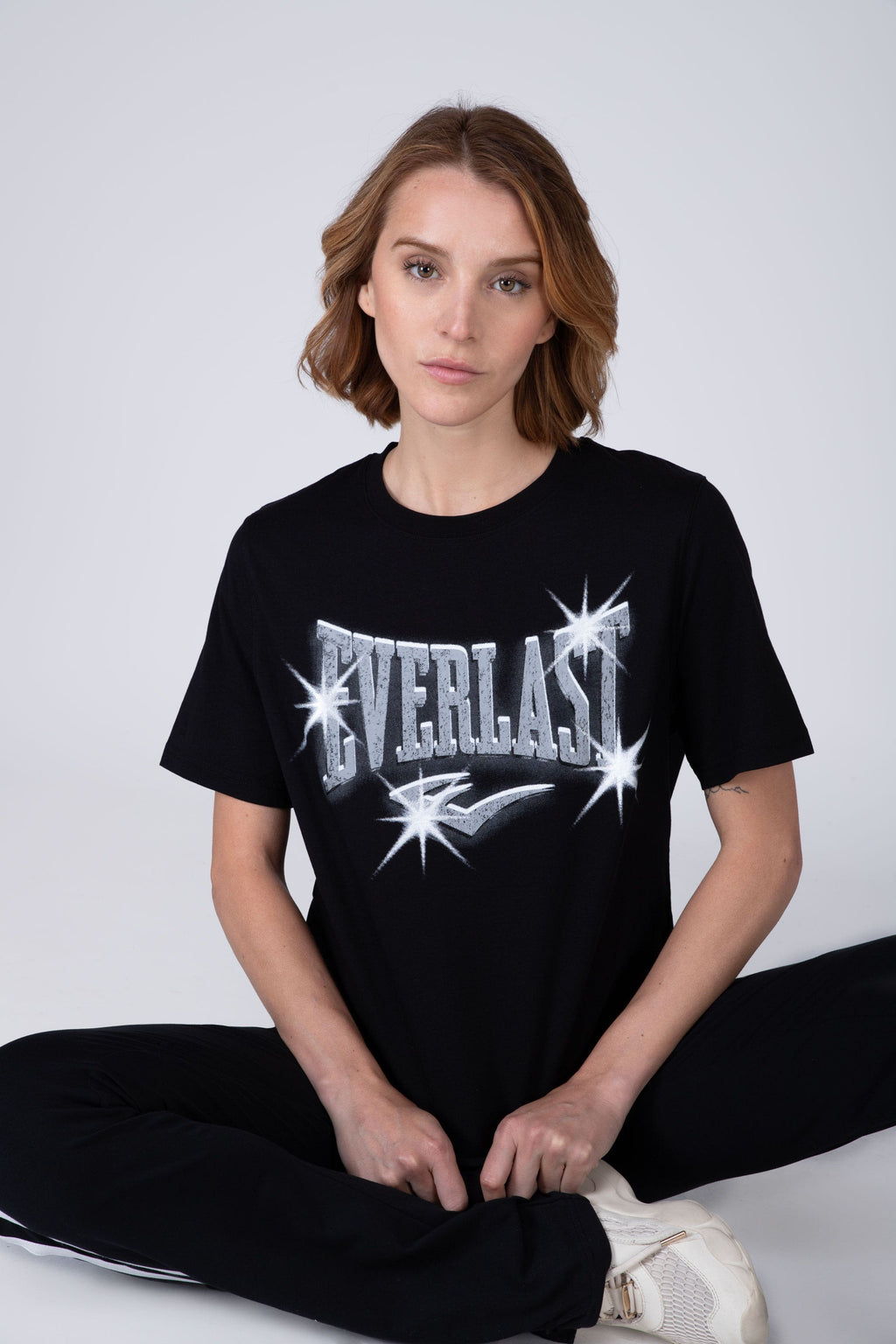 Polera Manga Corta Assist Negro Everlast