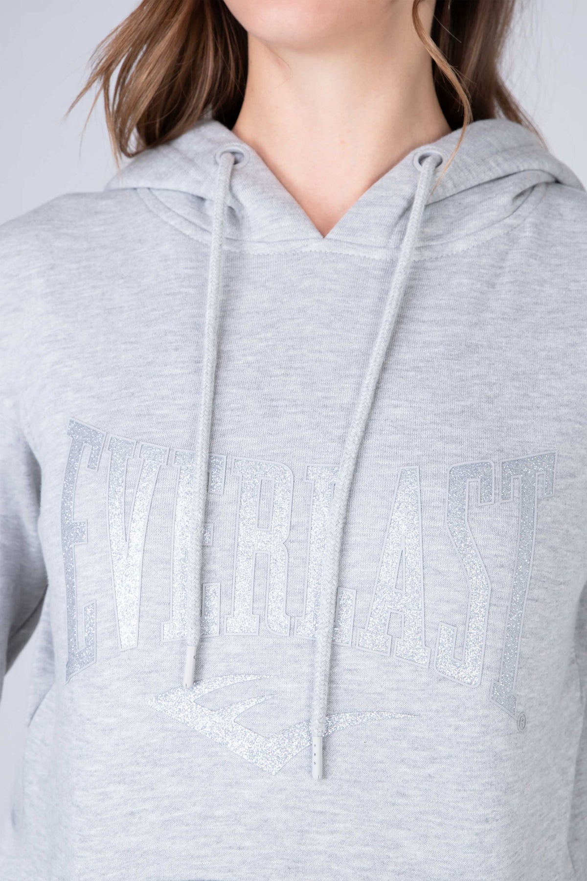 Poleron Hood Commodity Gris Claro Everlast